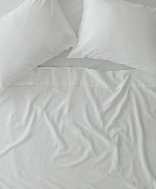 organic room service sateen pillowcase 2-pack