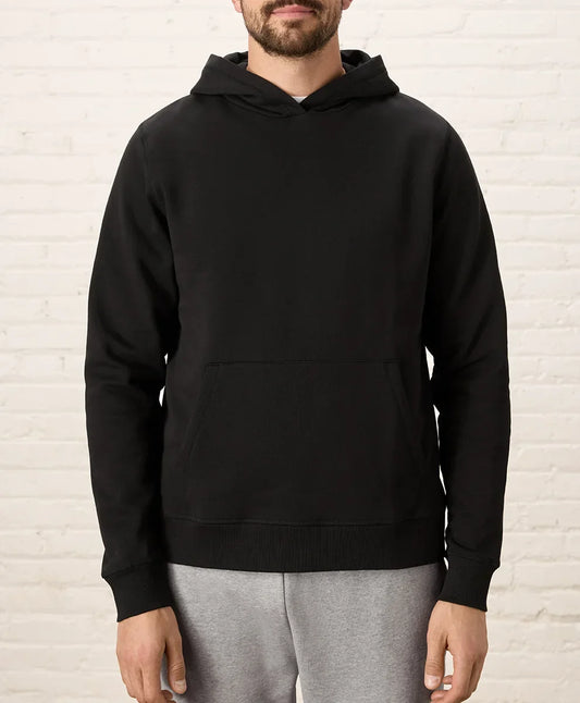 brushed fleece pullover hoodie