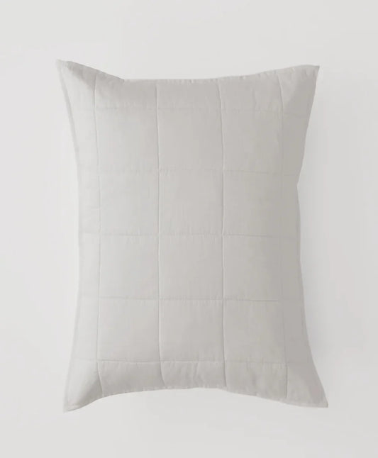 organic quilted sham 2-pack