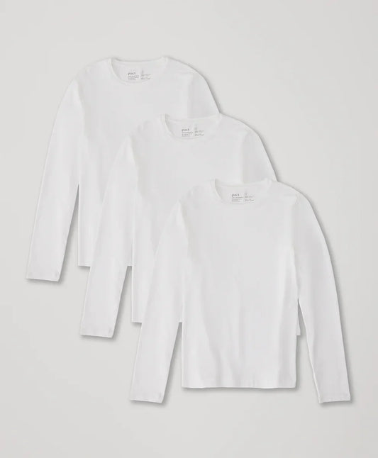 cool stretch long sleeve crew undershirt 3-pack