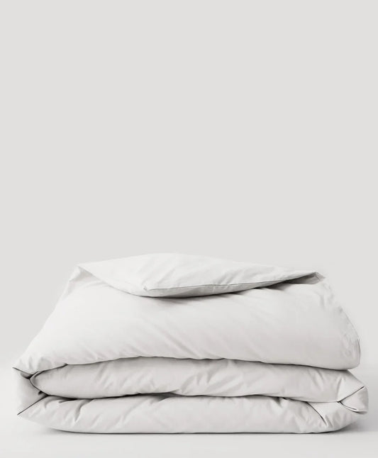 organic cool-air percale duvet cover